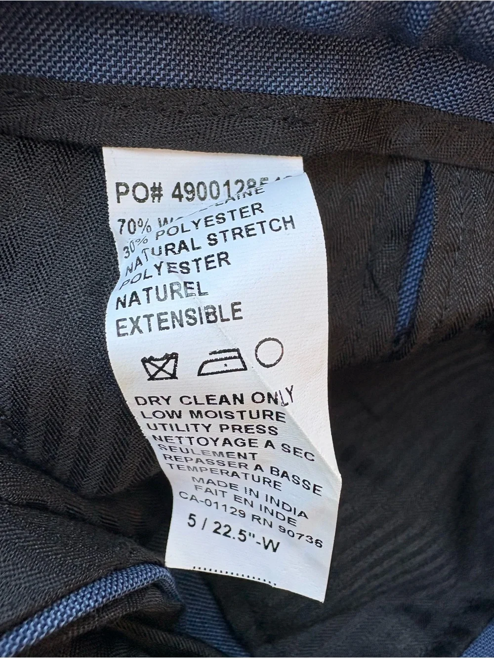 Ralph Lauren Slate Blue Two-Piece Suit Sz 5/6